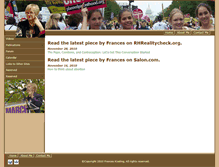Tablet Screenshot of franceskissling.com